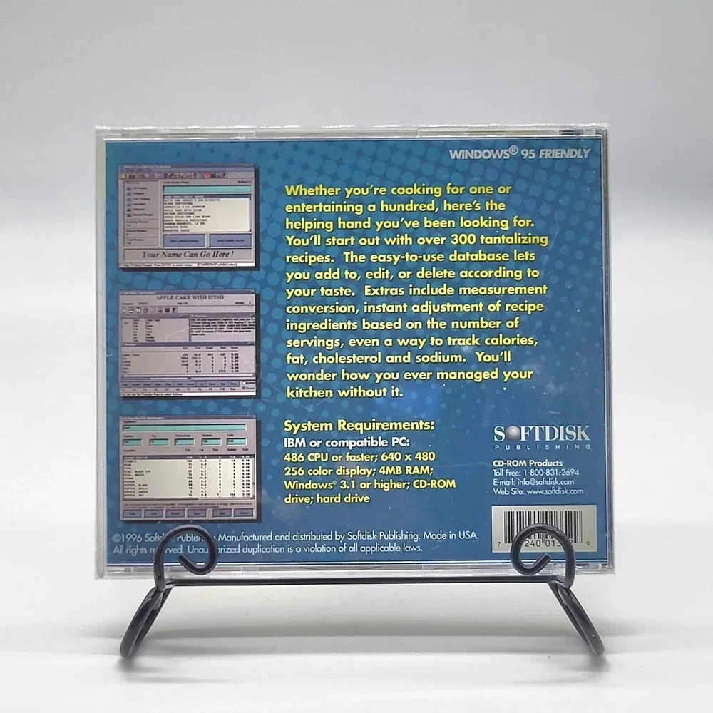 Vintage Computer Software Cd-Roms By Softdisk Publishing New & Sealed